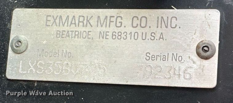 image for item EH7286 ExMark LazerZ XS ZTR lawn mower