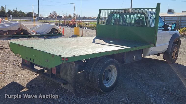 image for item EI8588 2007 Ford F450 Super Duty XL flatbed truck