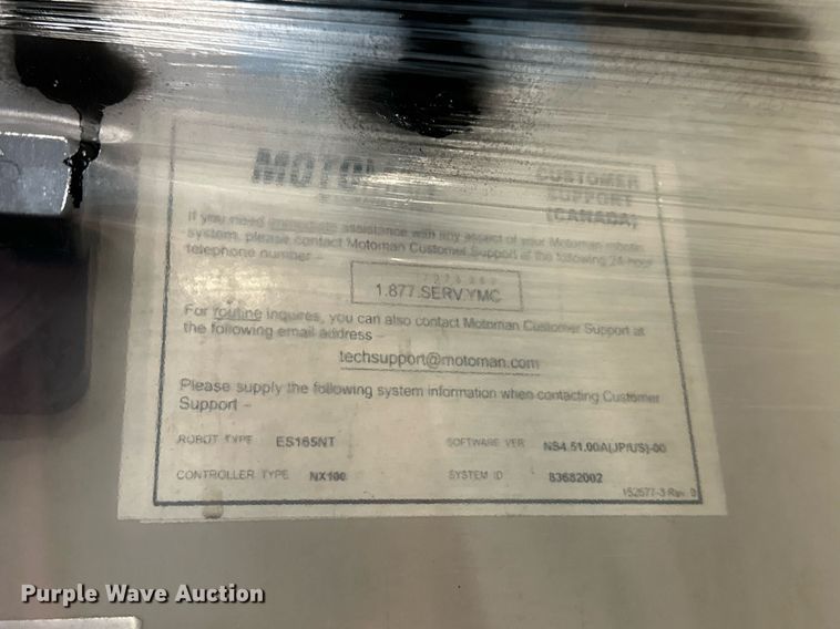 image for item EJ5100 Motoman ES165NT robotic welder