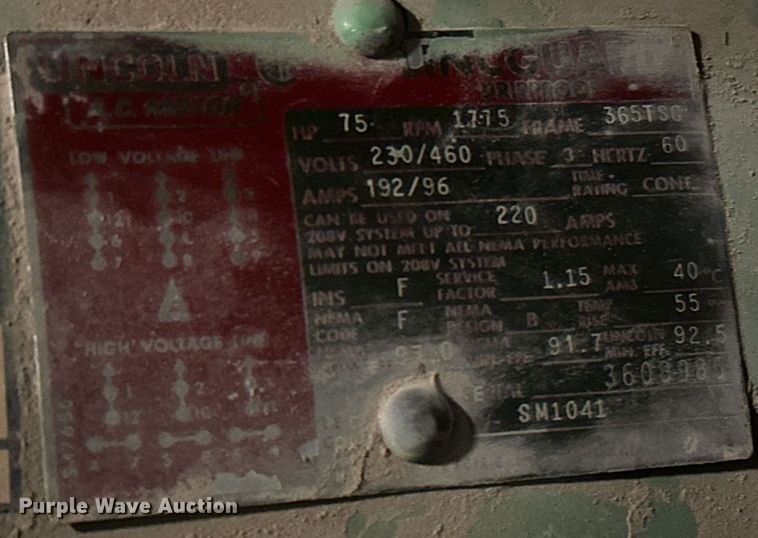 image for item EJ5101 (2) Sullair air compressors