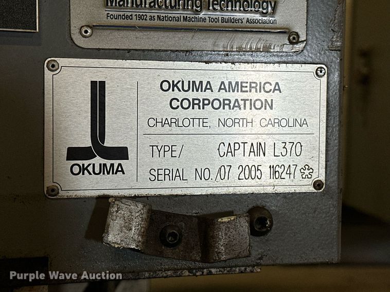 image for item EJ5102 (2) Okuma Captain L370MW CNC lathes