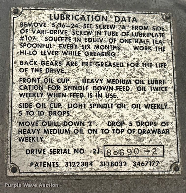 image for item EJ5106 (2) milling machines