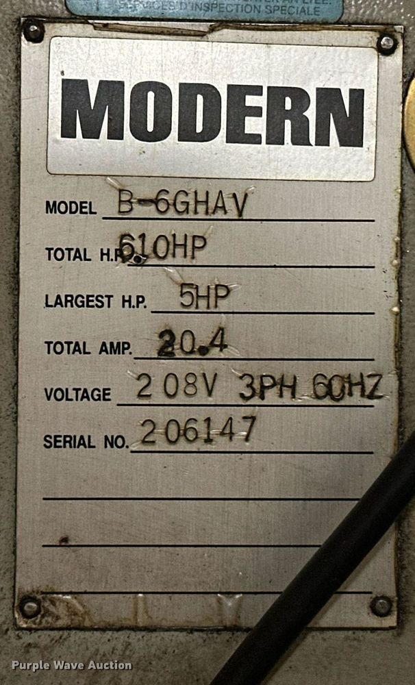 image for item EJ5111 Modern B-6GHAV milling machine