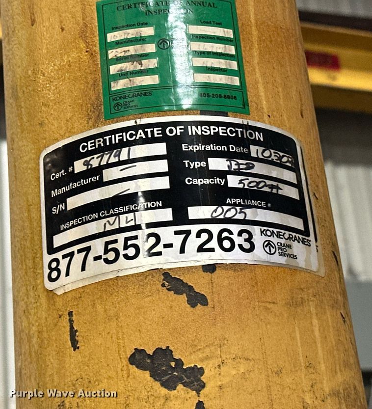 image for item EJ5116 (3) jib cranes