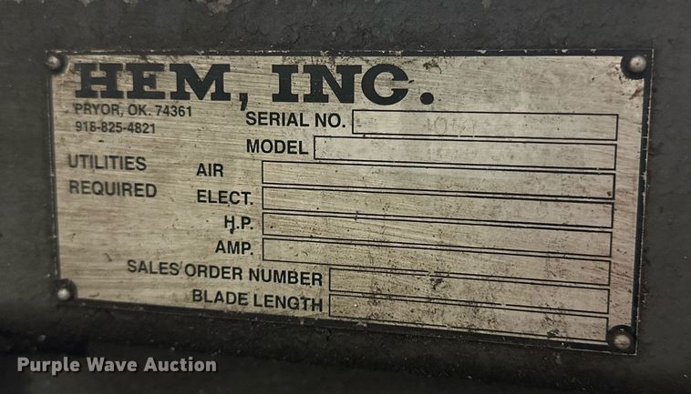 image for item EJ5119 Hem H105LA-4 bandsaw