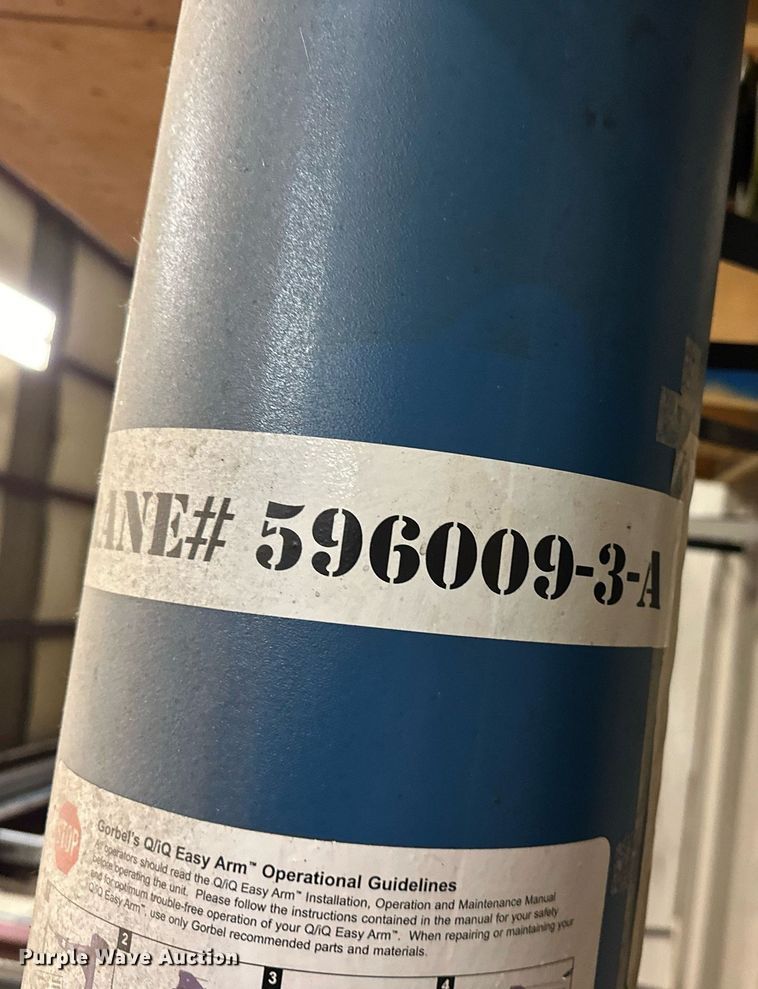 image for item EJ5121 (2) Gorbel jib cranes