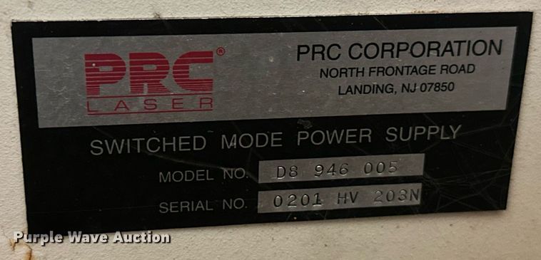 image for item EJ5127 2002 PRC PLS 1800 laser