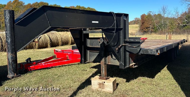 image for item EJ5154 Shop built flatbed trailer