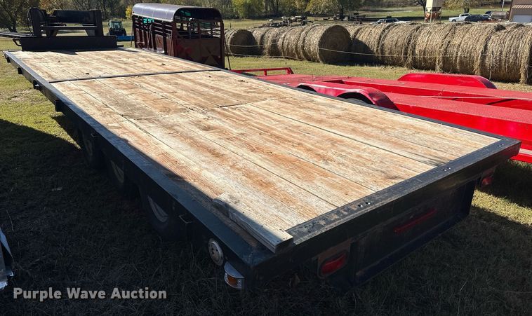 image for item EJ5154 Shop built flatbed trailer