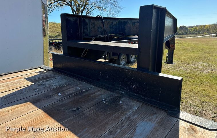 image for item EJ5154 Shop built flatbed trailer