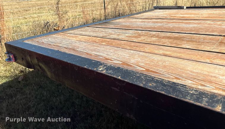 image for item EJ5154 Shop built flatbed trailer