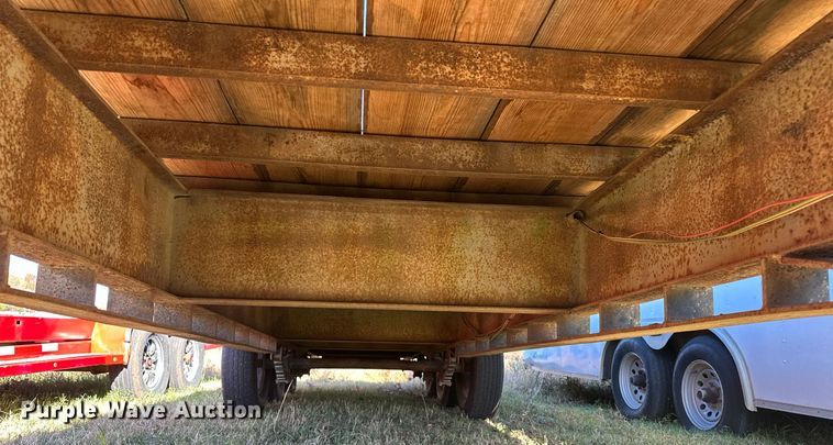 image for item EJ5154 Shop built flatbed trailer
