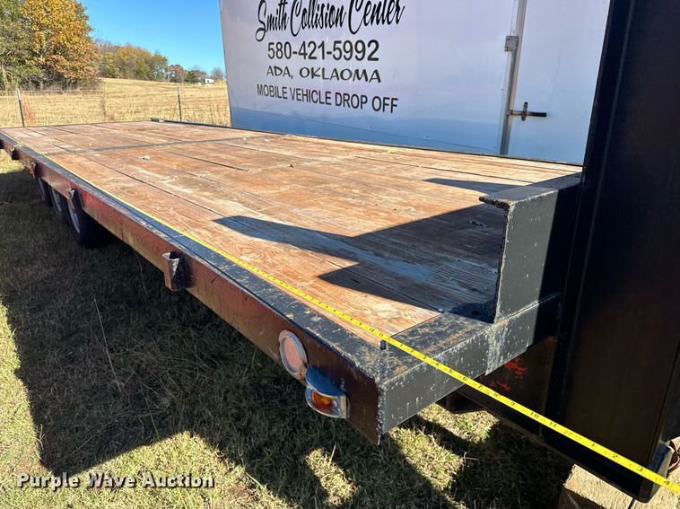 image for item EJ5154 Shop built flatbed trailer