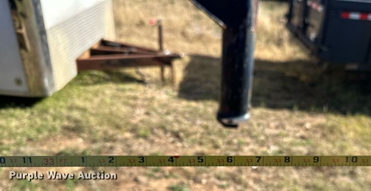 image for item EJ5154 Shop built flatbed trailer