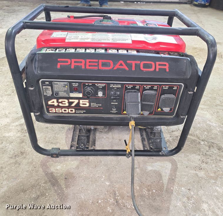 image for item EK2262 Predator 4375 generator
