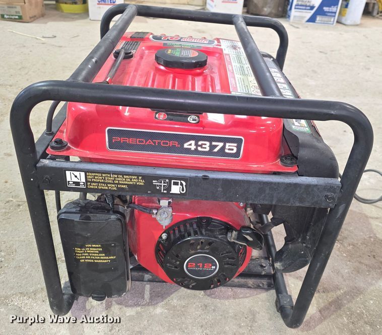 image for item EK2262 Predator 4375 generator