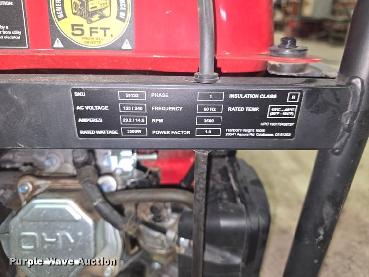 image for item EK2262 Predator 4375 generator