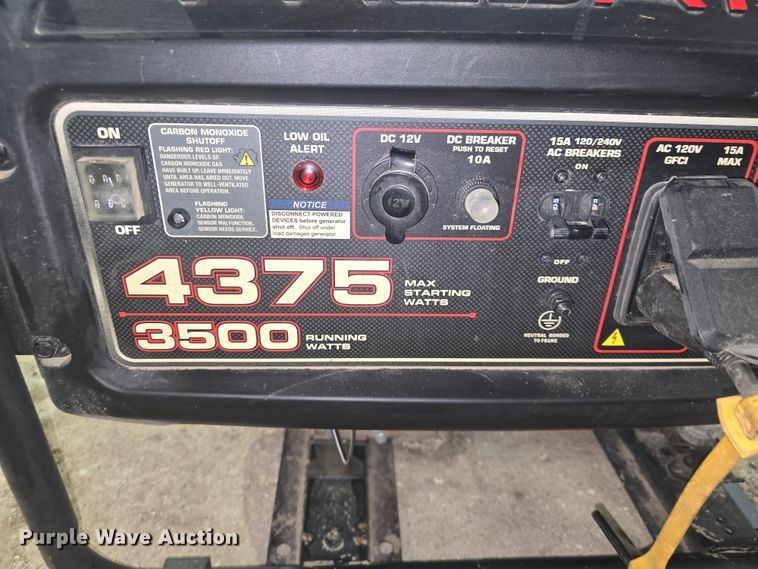 image for item EK2262 Predator 4375 generator