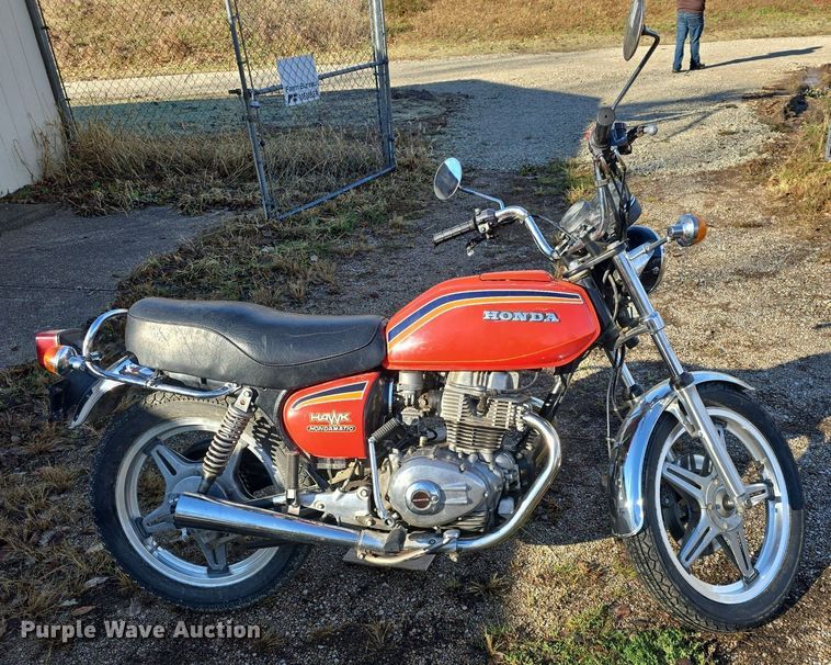 image for item EK2381 1978 Honda Hawk motorcycle