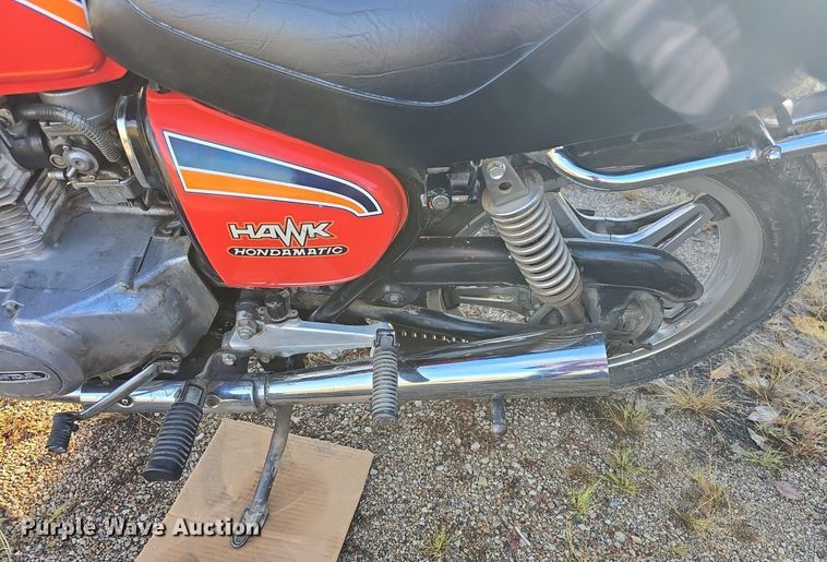 image for item EK2381 1978 Honda Hawk motorcycle