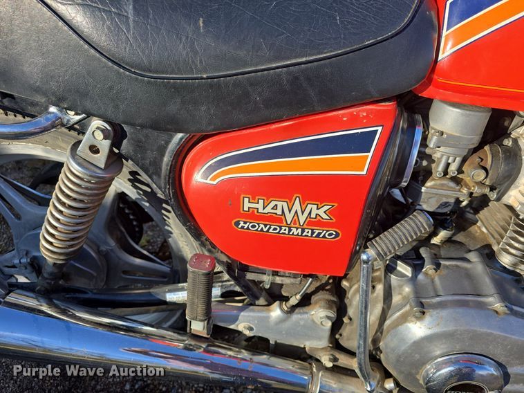 image for item EK2381 1978 Honda Hawk motorcycle