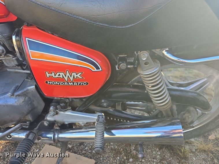 image for item EK2381 1978 Honda Hawk motorcycle