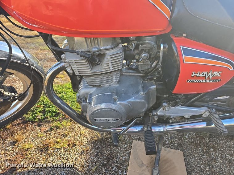 image for item EK2381 1978 Honda Hawk motorcycle