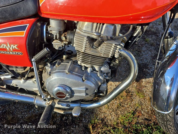 image for item EK2381 1978 Honda Hawk motorcycle