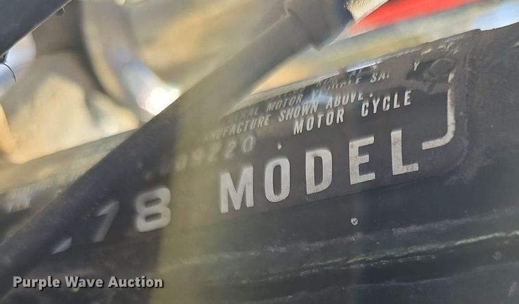 image for item EK2381 1978 Honda Hawk motorcycle