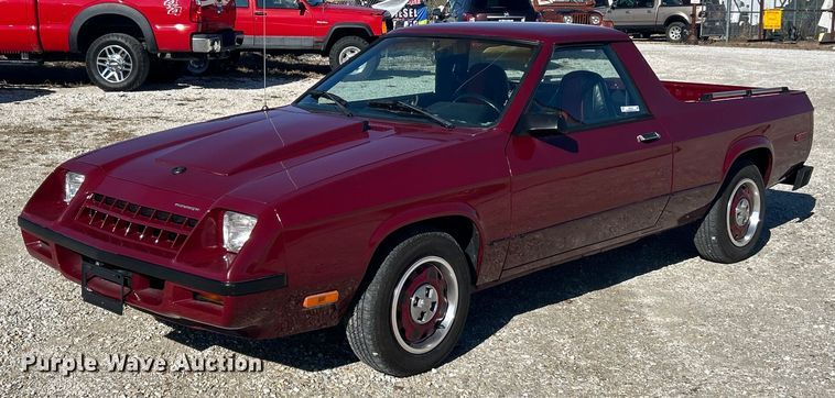 image for item EK3720 1983 Plymouth Scamp GT pickup truck