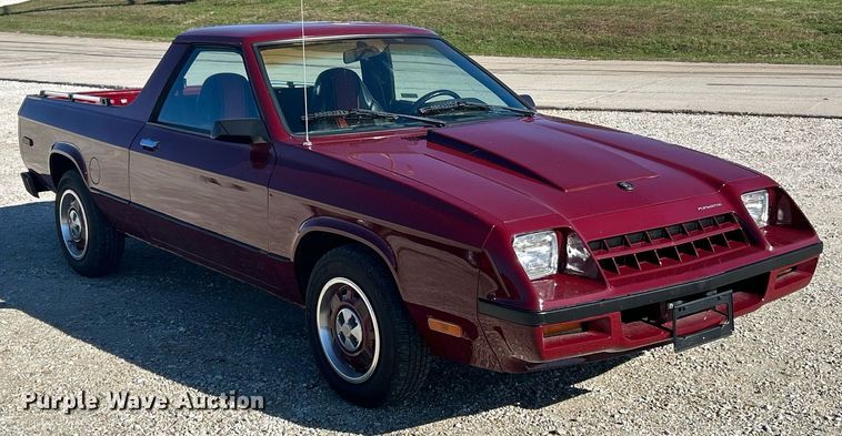image for item EK3720 1983 Plymouth Scamp GT pickup truck