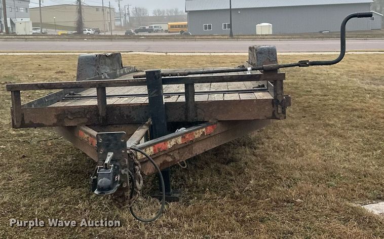 image for item EN2573 2009 Behnke BCT2014ET tilt deck equipment trailer