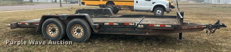image for item EN2573 2009 Behnke BCT2014ET tilt deck equipment trailer