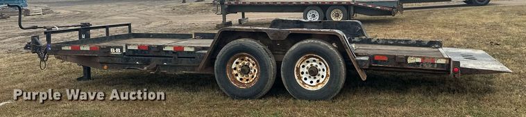 image for item EN2573 2009 Behnke BCT2014ET tilt deck equipment trailer