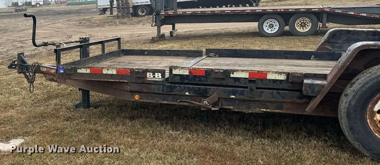 image for item EN2573 2009 Behnke BCT2014ET tilt deck equipment trailer
