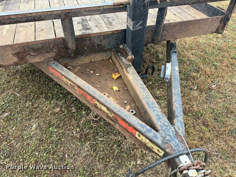 image for item EN2573 2009 Behnke BCT2014ET tilt deck equipment trailer