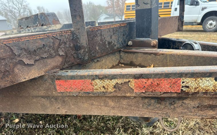 image for item EN2573 2009 Behnke BCT2014ET tilt deck equipment trailer