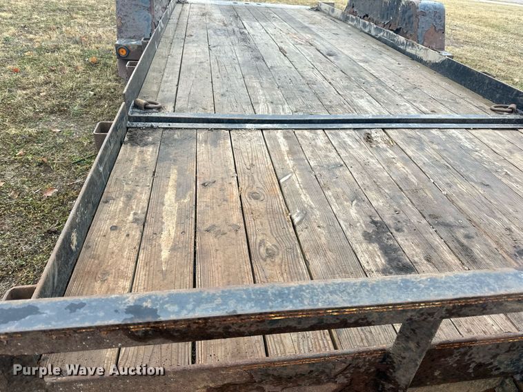 image for item EN2573 2009 Behnke BCT2014ET tilt deck equipment trailer