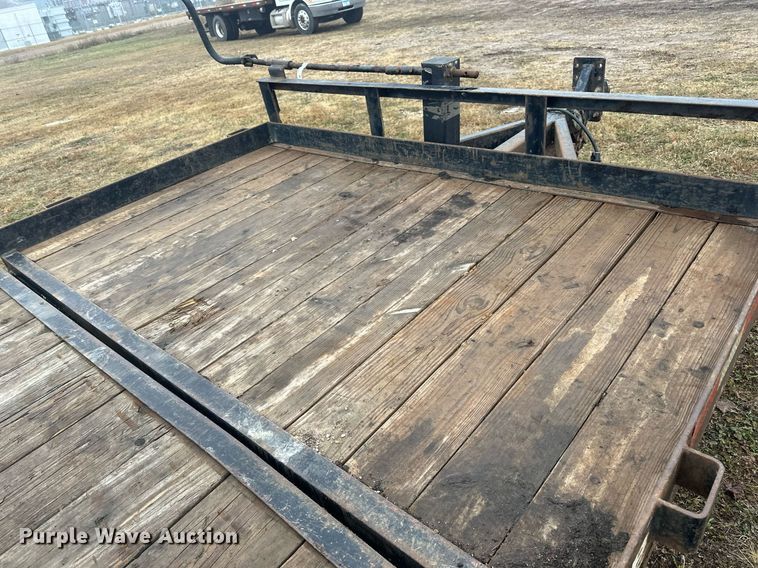 image for item EN2573 2009 Behnke BCT2014ET tilt deck equipment trailer