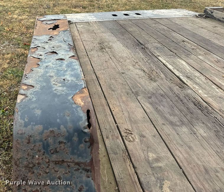 image for item EN2573 2009 Behnke BCT2014ET tilt deck equipment trailer