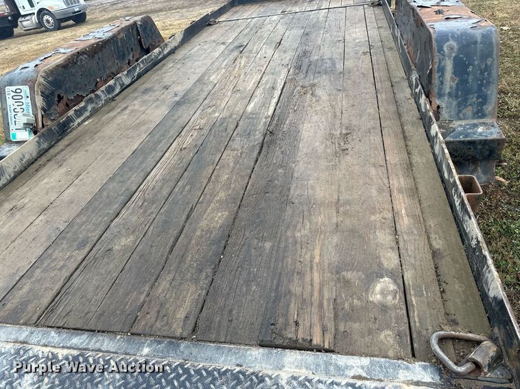 image for item EN2573 2009 Behnke BCT2014ET tilt deck equipment trailer