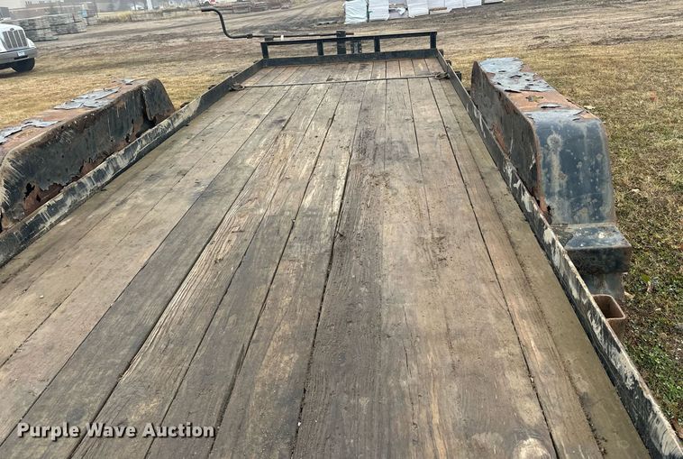 image for item EN2573 2009 Behnke BCT2014ET tilt deck equipment trailer