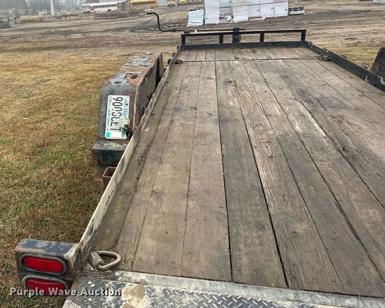 image for item EN2573 2009 Behnke BCT2014ET tilt deck equipment trailer