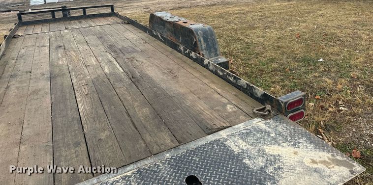 image for item EN2573 2009 Behnke BCT2014ET tilt deck equipment trailer