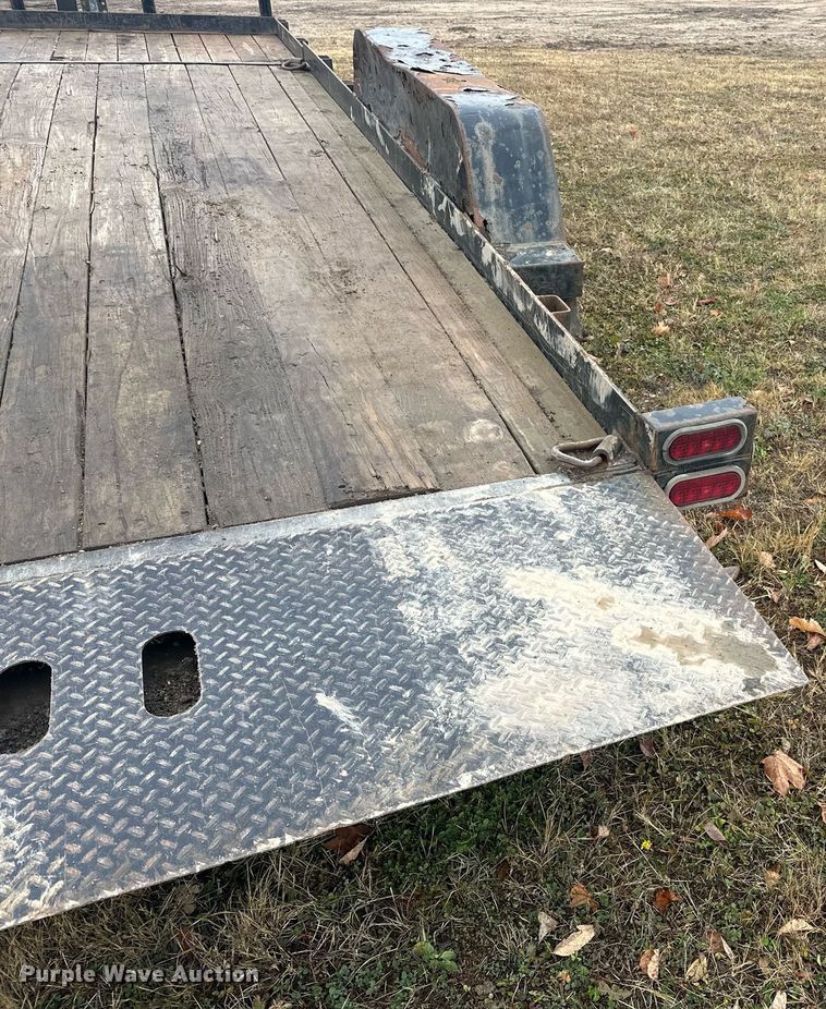 image for item EN2573 2009 Behnke BCT2014ET tilt deck equipment trailer