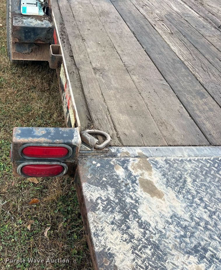 image for item EN2573 2009 Behnke BCT2014ET tilt deck equipment trailer