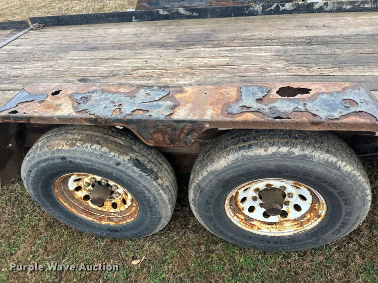 image for item EN2573 2009 Behnke BCT2014ET tilt deck equipment trailer