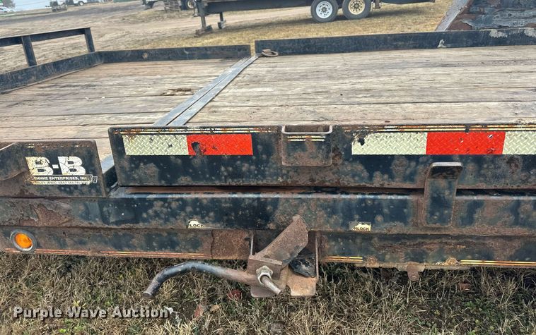 image for item EN2573 2009 Behnke BCT2014ET tilt deck equipment trailer