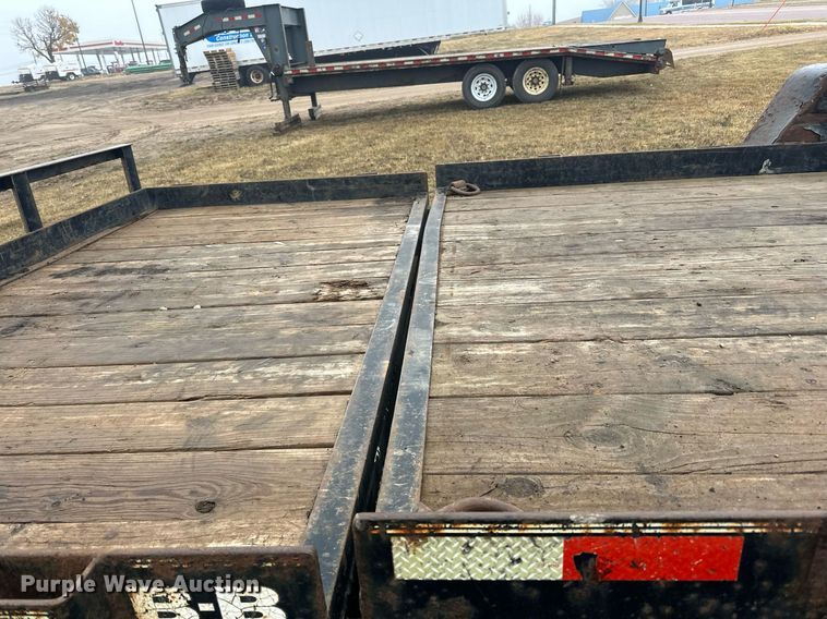 image for item EN2573 2009 Behnke BCT2014ET tilt deck equipment trailer