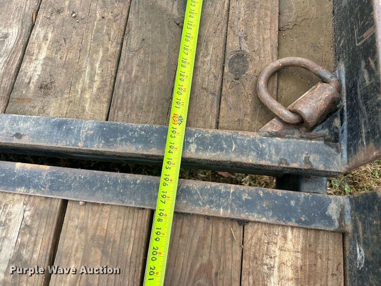 image for item EN2573 2009 Behnke BCT2014ET tilt deck equipment trailer